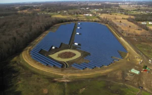 Field of solar panels