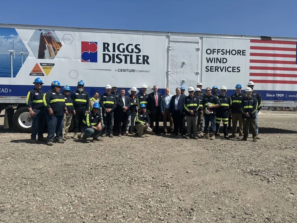 Riggs Distler Ocean Wind 1 Team With Rd Ceo Stephen Zemaitatis & Orsted Us Ceo David Hardy Resize 25% 1008x756