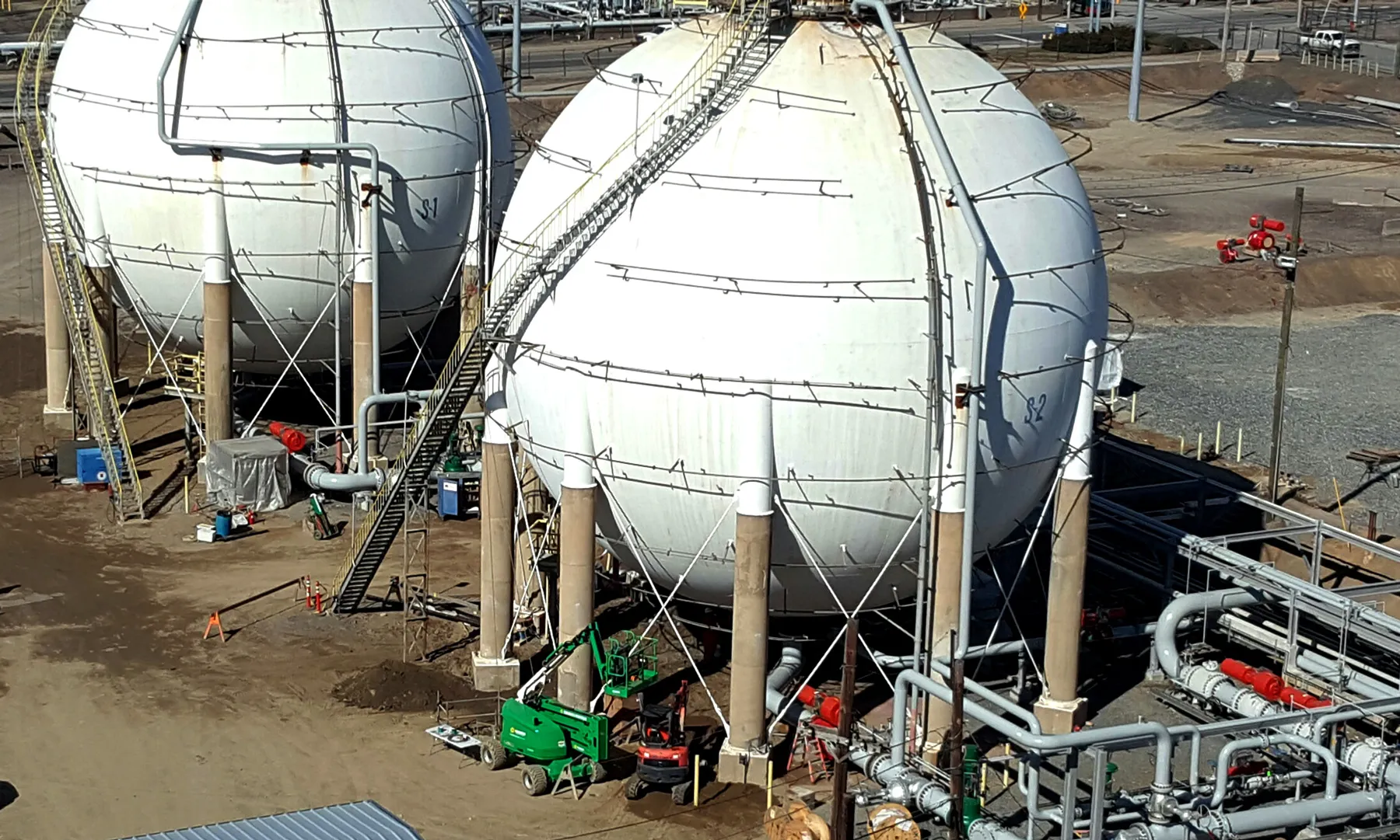 Spheres 1 And 2 Piping Sun Logistics
